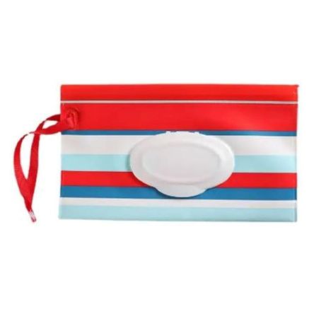 Porta Paños Toallitas Humedas Generico Tipo Sobre Rayas Porta Paños Toallitas Humedas Generico Tipo Sobre Rayas