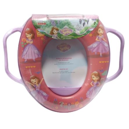Asiento Adaptador de Inodoro con Asa Disney Princesa Sofia Asiento Adaptador de Inodoro con Asa Disney Princesa Sofia