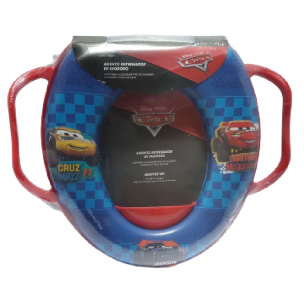 Asiento Adaptador de Inodoro con Asa Disney Cars Asiento Adaptador de Inodoro con Asa Disney Cars