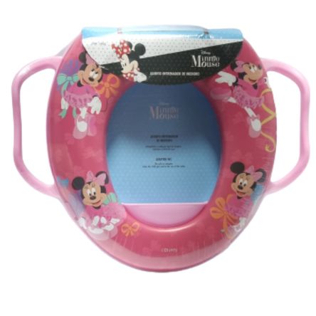 Asiento Adaptador de Inodoro con Asa Disney Minnie Asiento Adaptador de Inodoro con Asa Disney Minnie