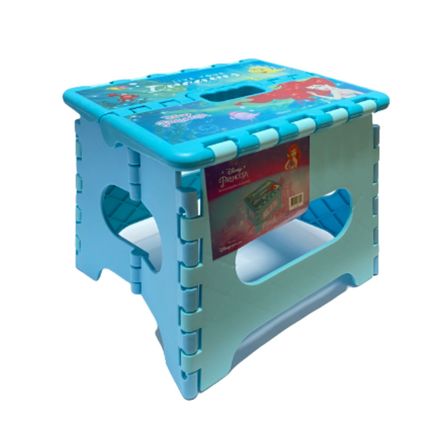 Banco Banquito Taburete Plegable Disney Sirenita Banco Banquito Taburete Plegable Disney Sirenita