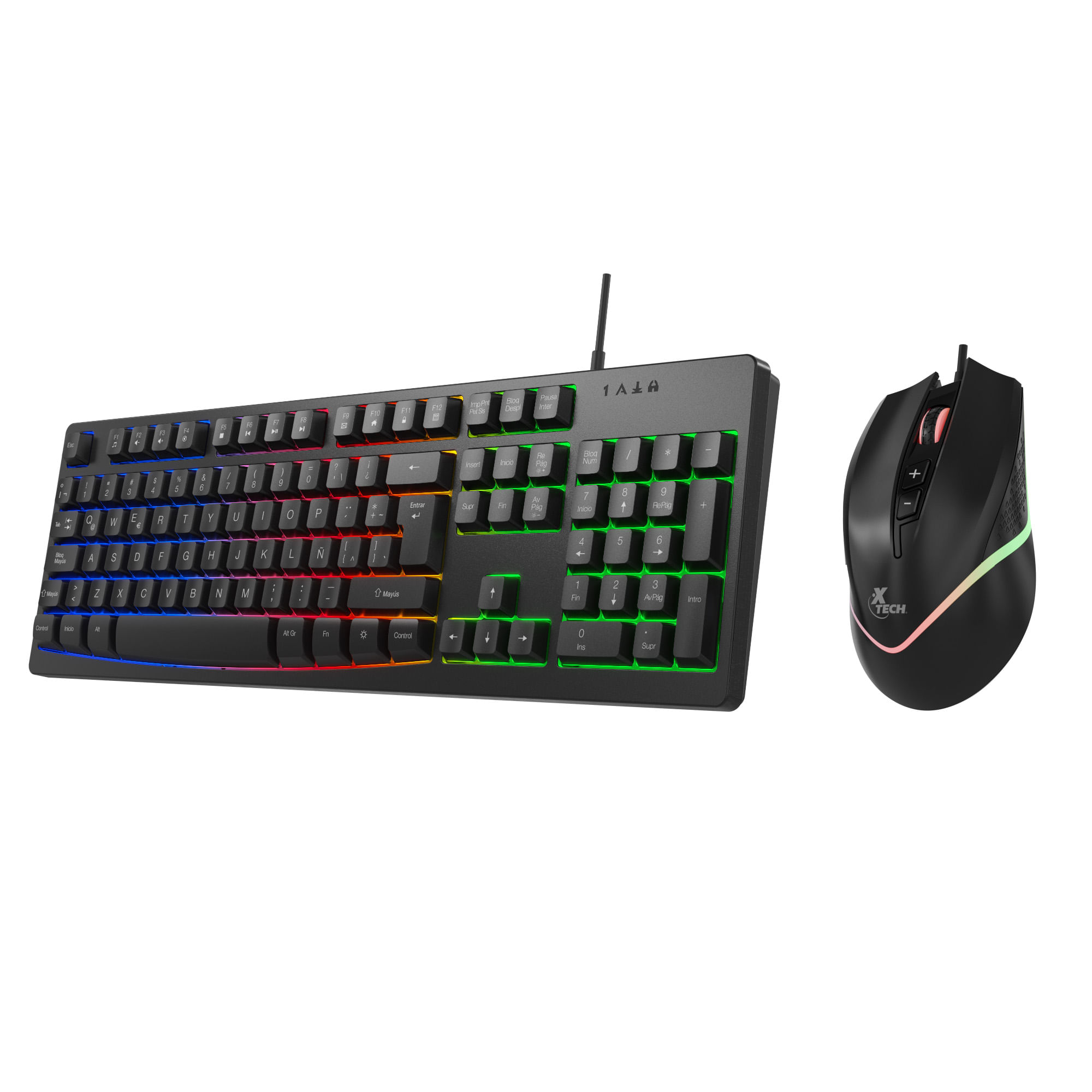 Kit Teclado y Mouse Gamer Xtech Antec Wired Multimedia Keyboard - XTK-530S