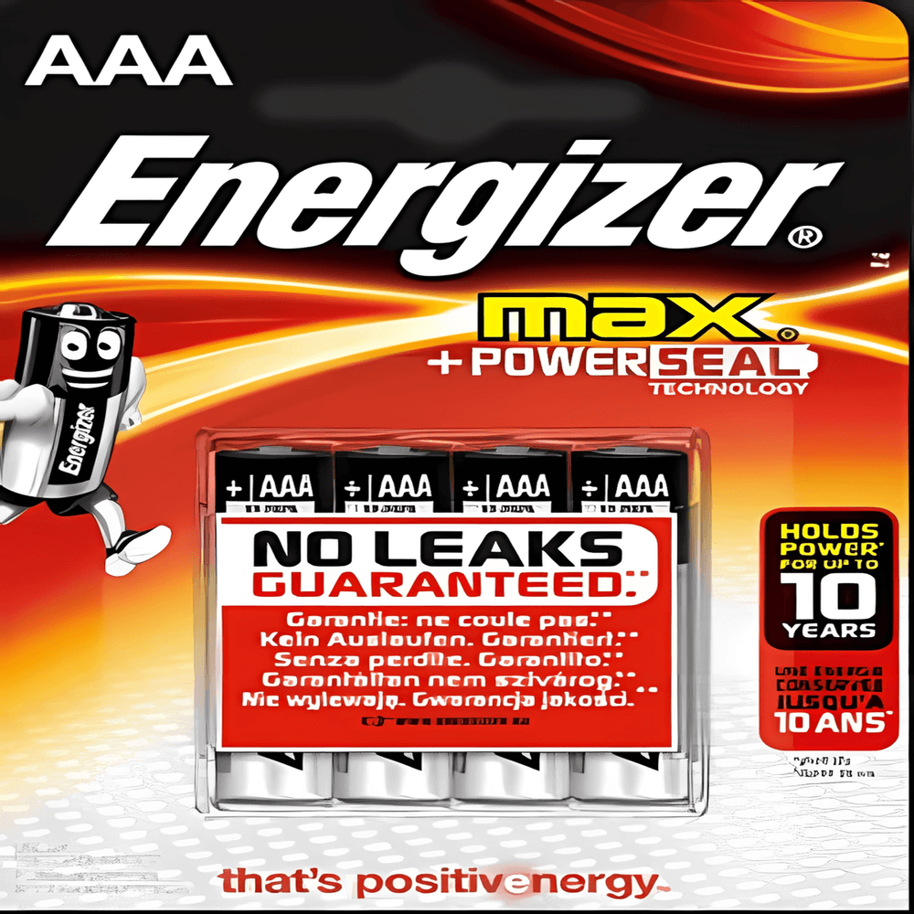 Pilas Alcalinas Energizer Max Aaa2 Paquete