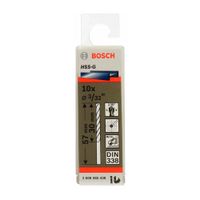 Broca Metal HSS-G 2,4mm 3/32 x10u Bosch