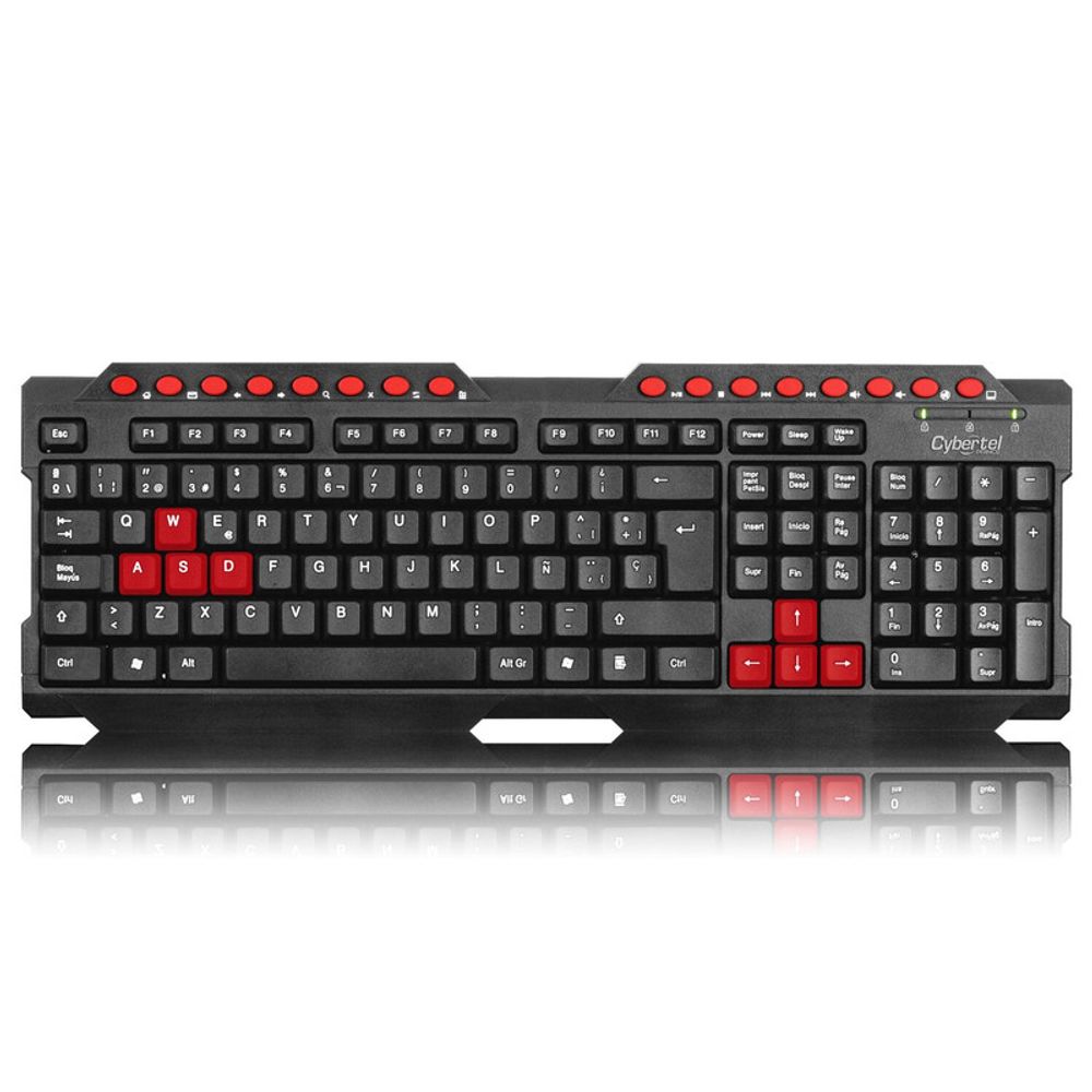 Teclado discount inalambrico cybertel