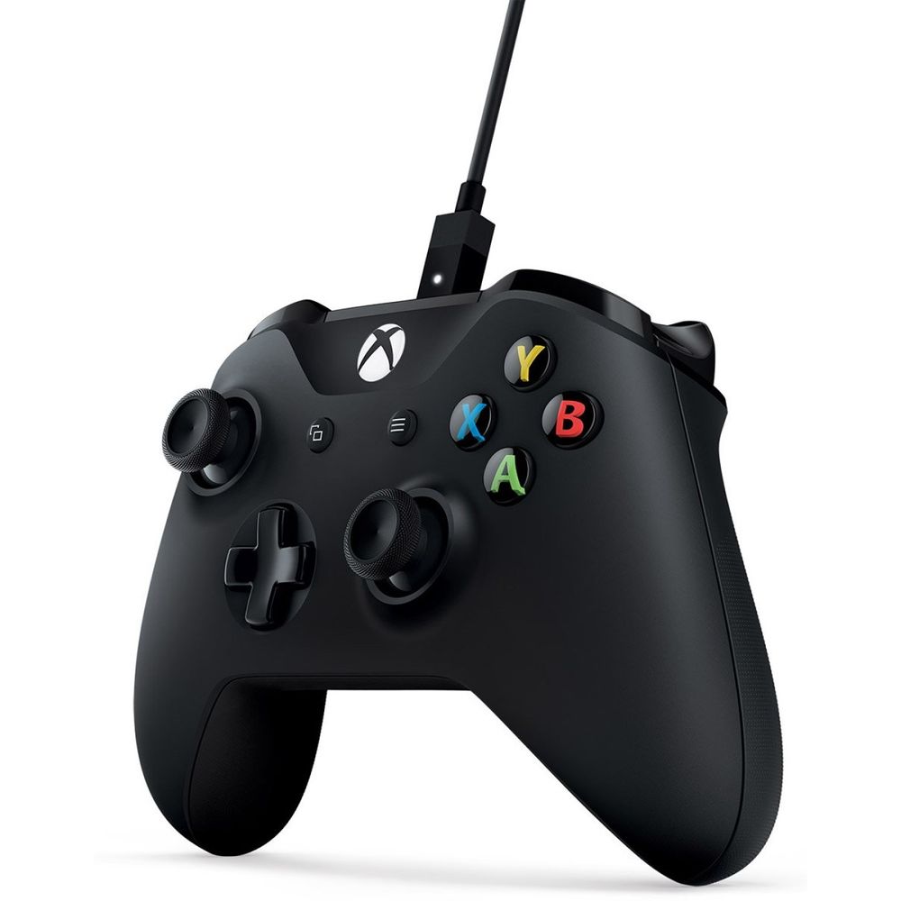 Microsoft Xbox One Wireless Mando Gamer inalámbrico Black + Cable