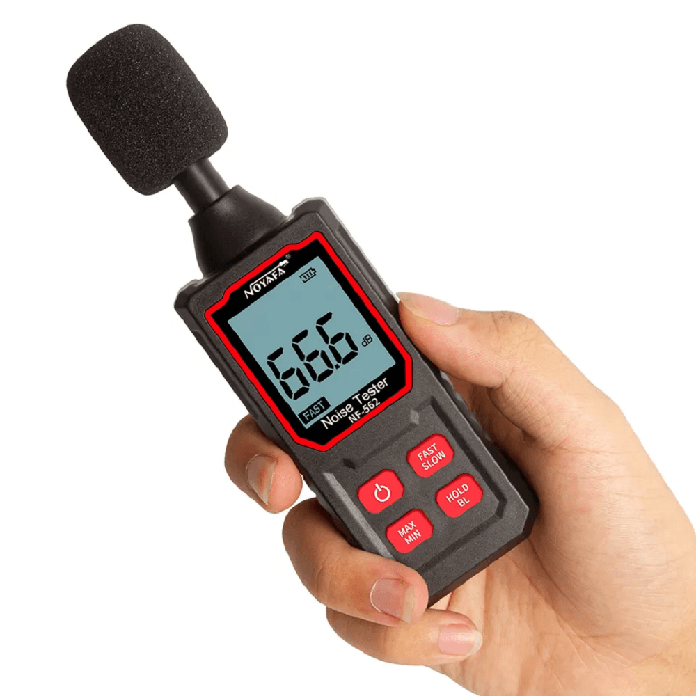 Sonómetro digital portátil para medir ruido decibelios calidad ruido -  Promart