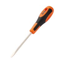 Destornillador Plano Niquelado Bahco 4.0x100mm con Mango de Goma
