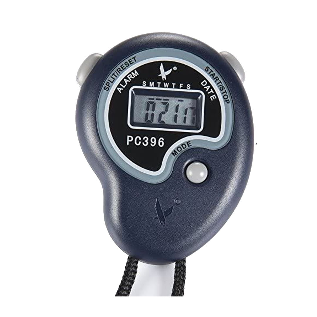 Cronómetro de 5 dígitos de deporte digital LCD Handheld Cronógrafo