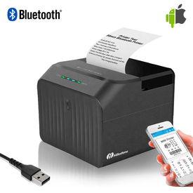 Impresora ticketera termica 80mm USB BIENEX+Papel Termico - Promart
