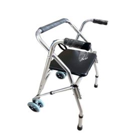 Andador Aluminio 2 Ruedas Plegable con Asiento Premium – First Care Perú