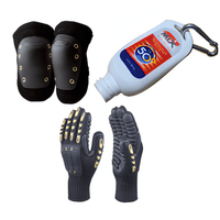 Rodillera Steel Soldador + Guante Antivibración + Bloqueador x 45 ML
