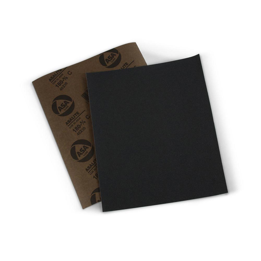 Lija al Agua 3M Grano 180 Impermeable Negro de 28 cm