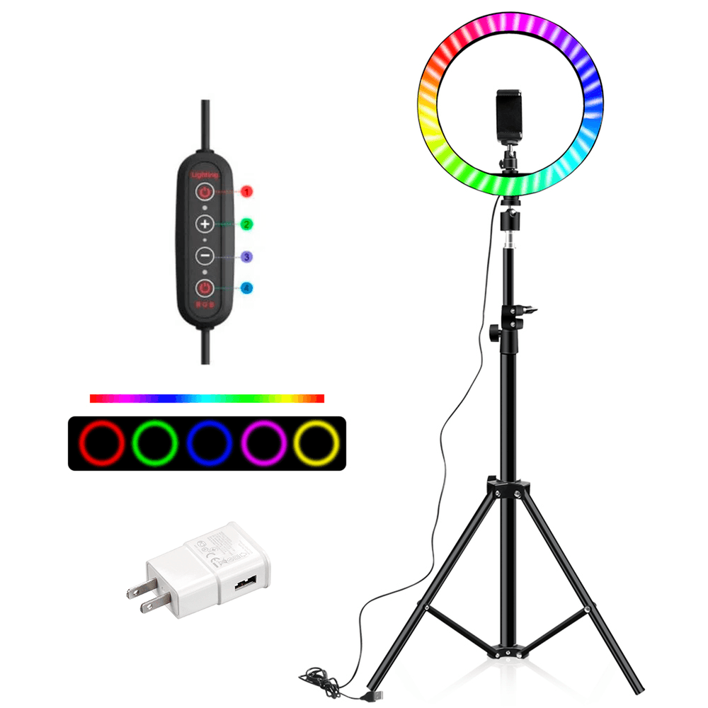 Luz Rgb Aro De Luz De 30cm Para Grabar Videos Aro De Luz De