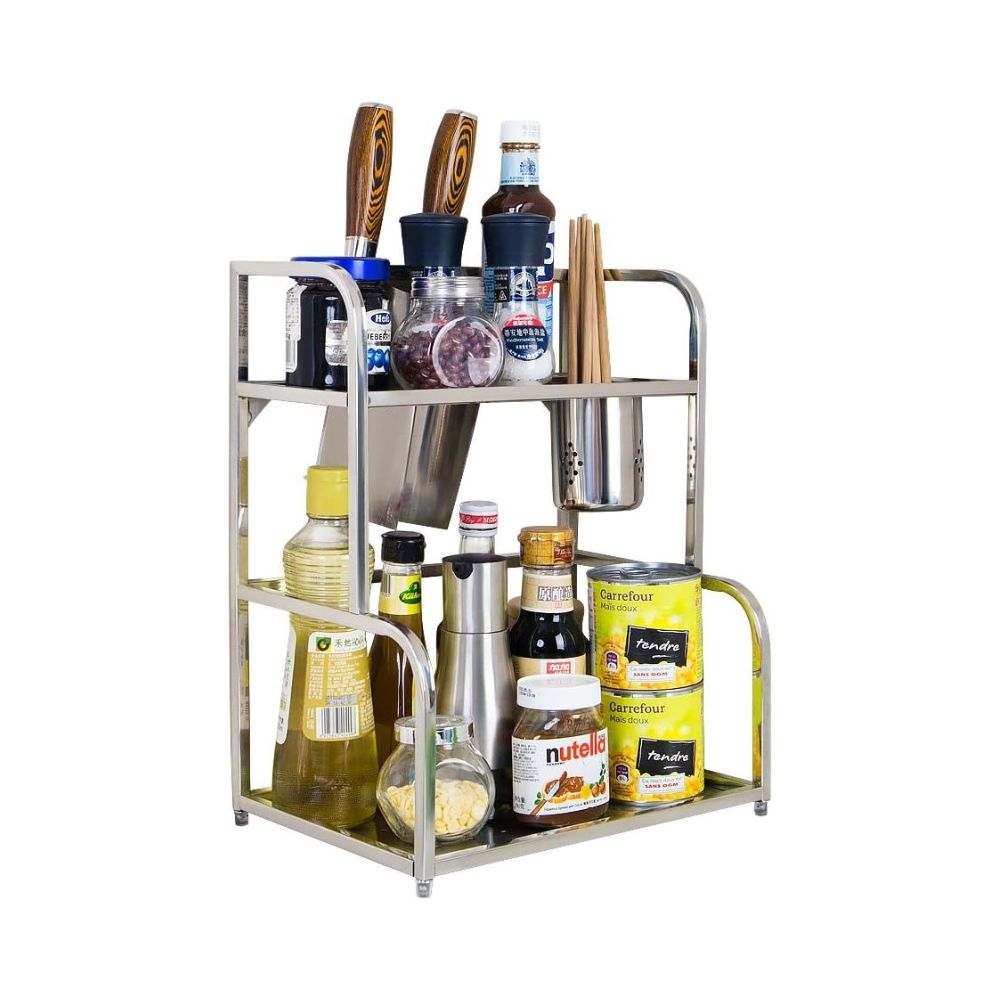Estante Multiuso Organizador de Cocina Acero Inoxidable