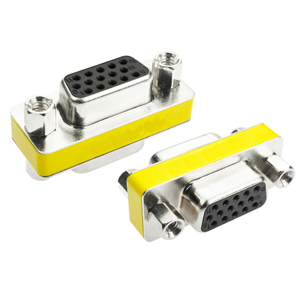 Adaptador Union VGA a VGA Hembra Acople Extiende Empalme DB15 | Promart ...