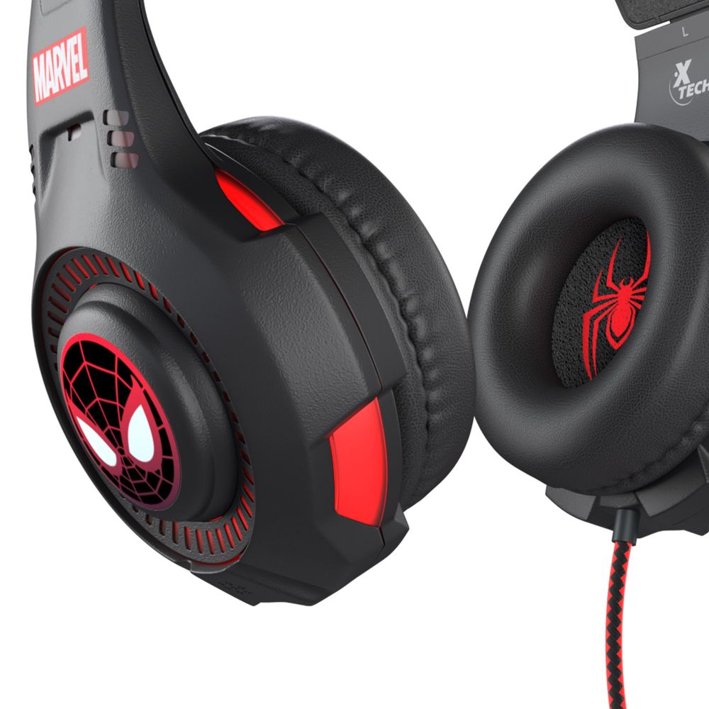 Audifonos Xtech Micrófono Edición Marvel Spiderman Bluetooth 35mm USB ...