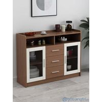 Mueble Organizador de Cocina Moderno Sara Marrón R&R MUEBLES