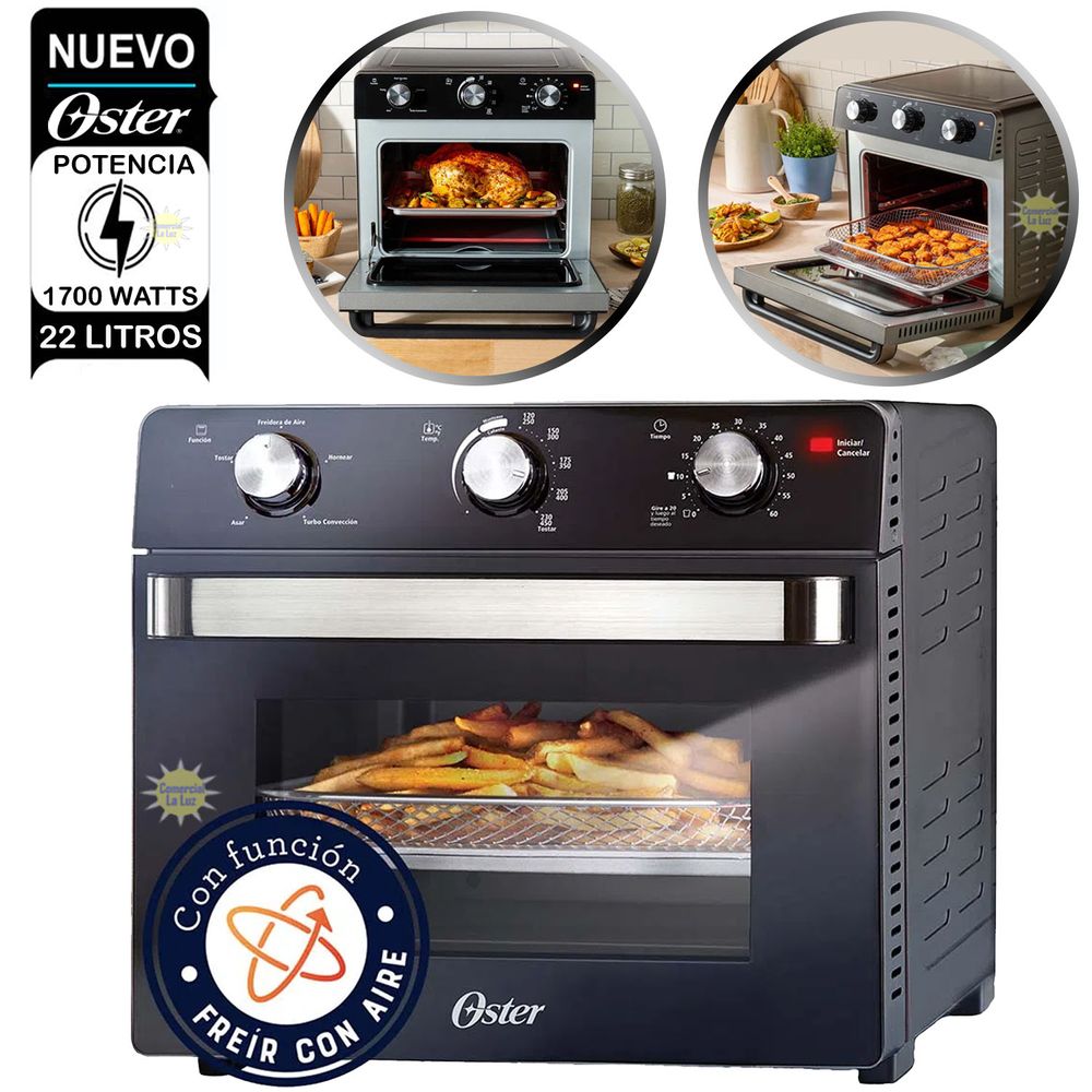 Horno con freidora de aire Oster TSSTTVMAF1NS - Electrodomésticos