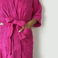Salida de Baño  S  Fucsia de 380 Gr Multitoallas