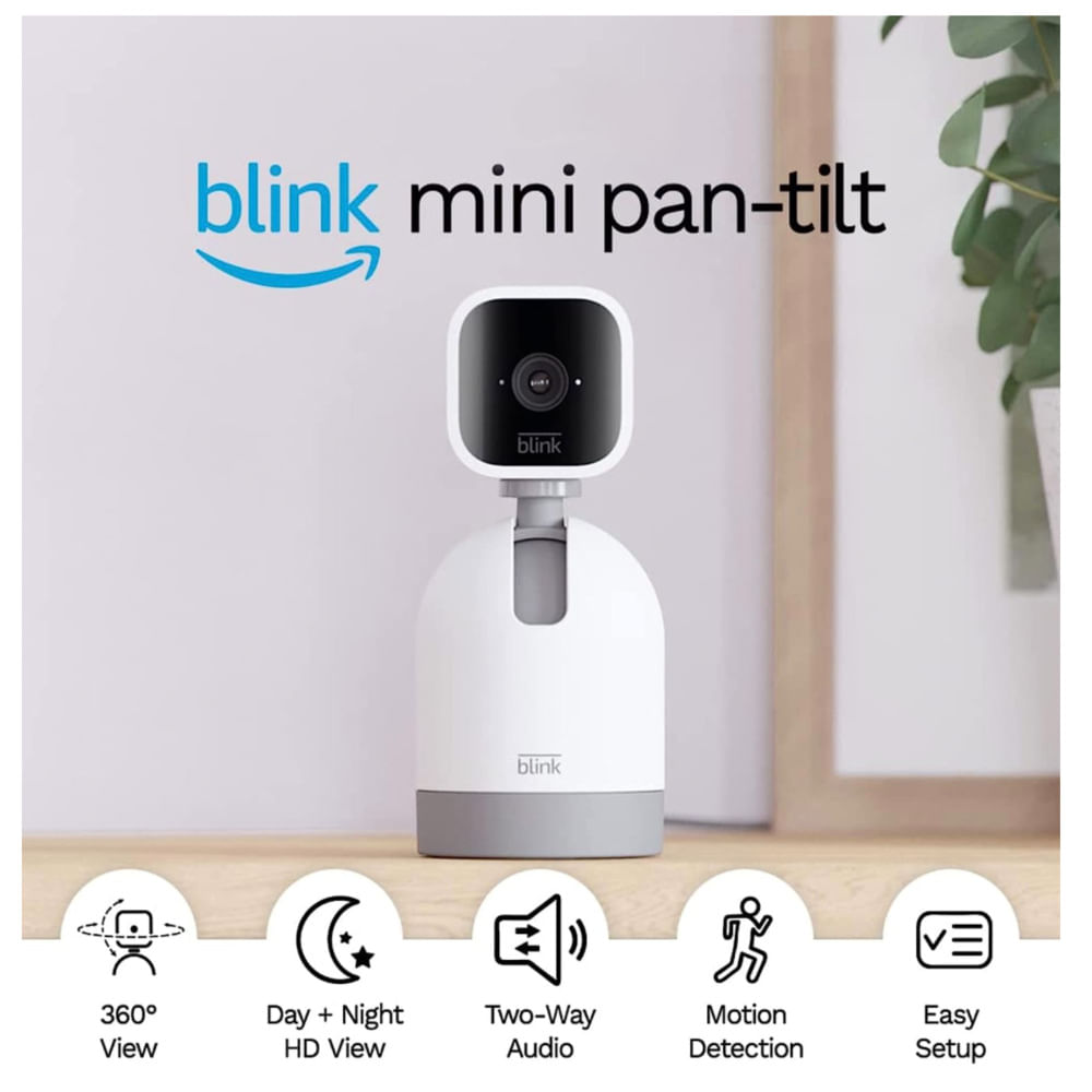 Cámara Blink Mini con paneo e inclinación - Promart