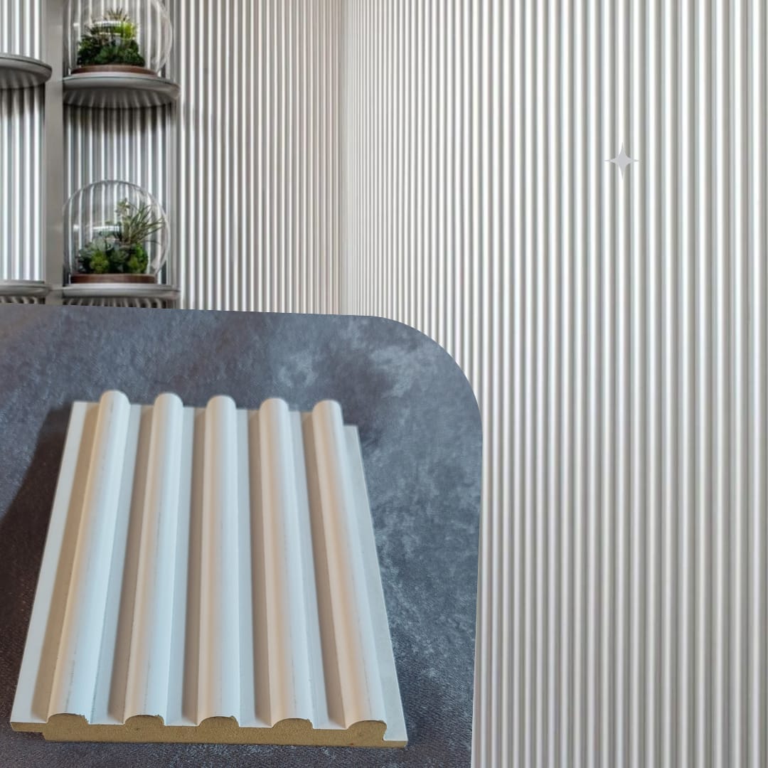 Wall Panel De MDF Porto Blanco 6 planchas