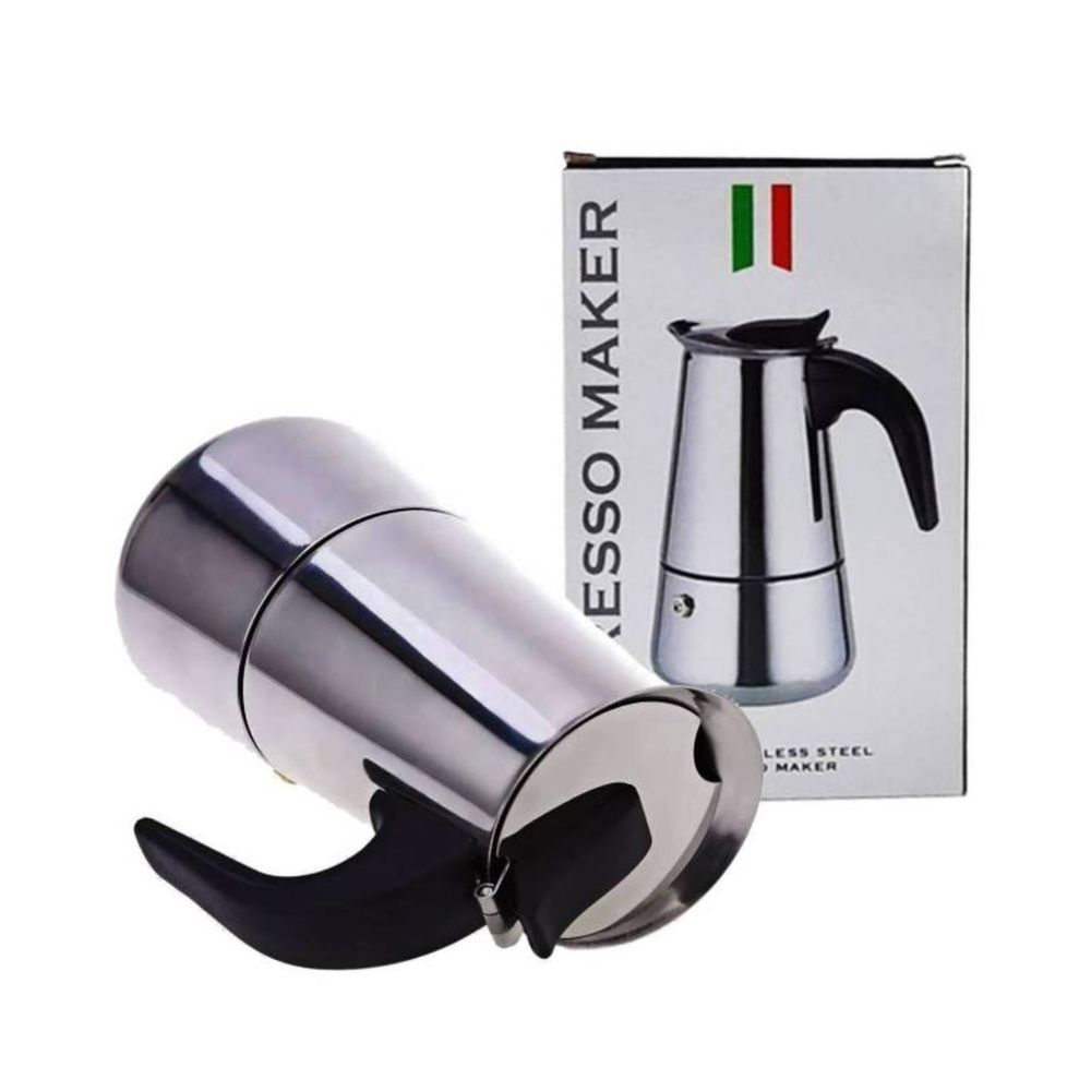Cafetera Italiana Moka P9 Tazas Acero Inoxidable Espresso Maker - Promart