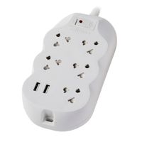 Extensión 5 tomas Universal + Tierra 2 USB Bticino