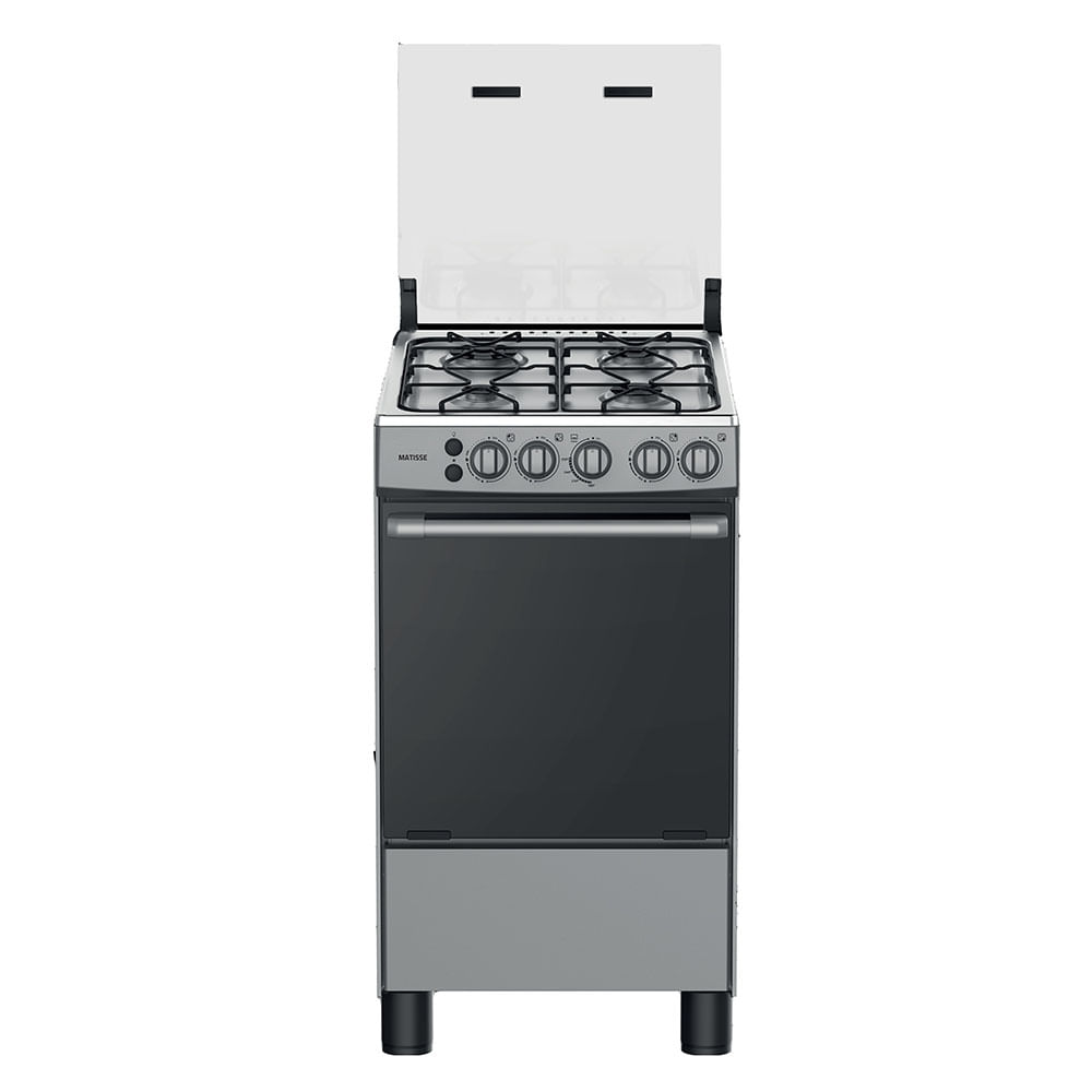 Cocina Indurama a Gas 4 Hornillas Matisse Gris