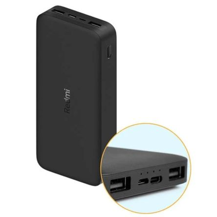 Cargador Portátil Xiaomi Redmi 20000mAh 18W Fast Charger Negro Cargador Portátil Xiaomi Redmi 20000mAh 18W Fast Charger Negro