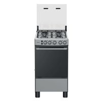 Cocina Indurama a Gas 4 Hornillas Matisse Gris