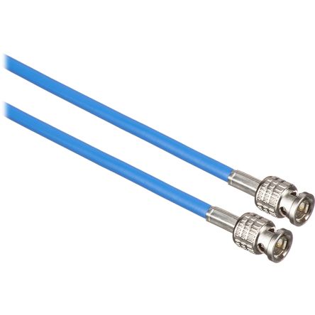 Cable Coaxial Hd Sdi Canare 6 L 3Cfw Rg59 con Conectores Bnc Macho Azul