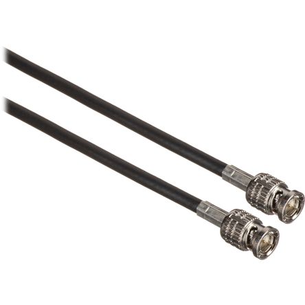 Cable Coaxial Hd Sdi Canare L 3Cfw Rg59 de 2 Pies con Conectores Bnc Macho Negro Cable Coaxial Hd Sdi Canare L 3Cfw Rg59 de 2 Pies con Conectores Bnc Macho Negro