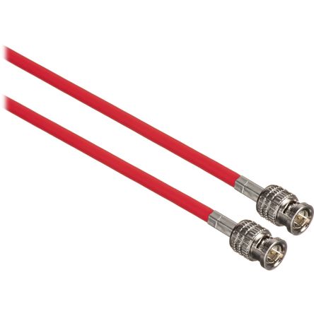 Cable Coaxial de Video Hd Sdi Canare de 25 Pies Rojo