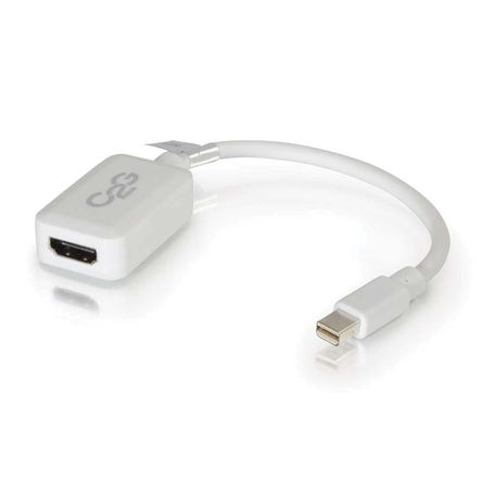 Adaptador Convertidor C2G Mini Displayport Macho a Hdmi Hembra 8 Blanco