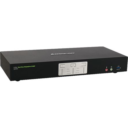 Kvm Switch Iogear 2 Port Dual View Taa Compliant