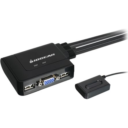 Switch Kvm Usb de 2 Puertos Iogear