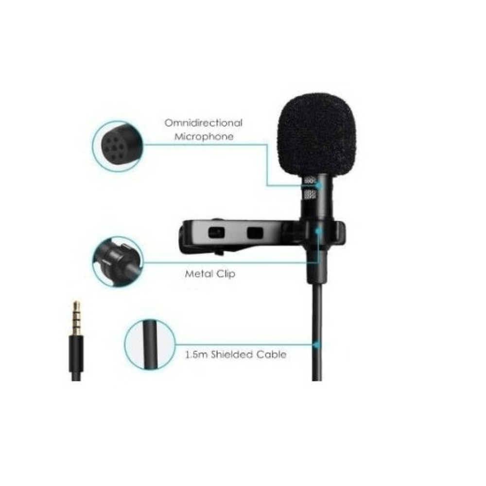 Microfono Solapero Pechero Lavalier 3.5mm - Promart