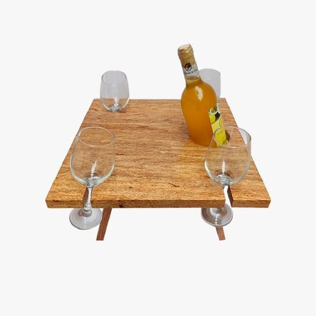 Mesa Cuadrada para Picnic de Madera Mesa Cuadrada para Picnic de Madera
