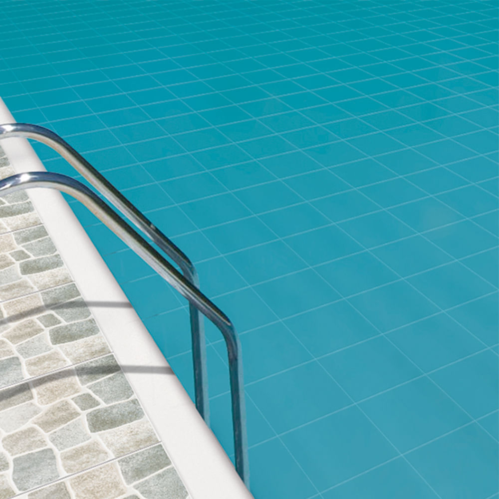 Piso Cerámico Liso Piscina Celeste 30x30cm 2.34m2 Celima