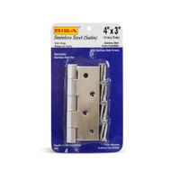 Bisagra Capuchina de Acero Inoxidable 304 Bisa Satinado 4'x3'