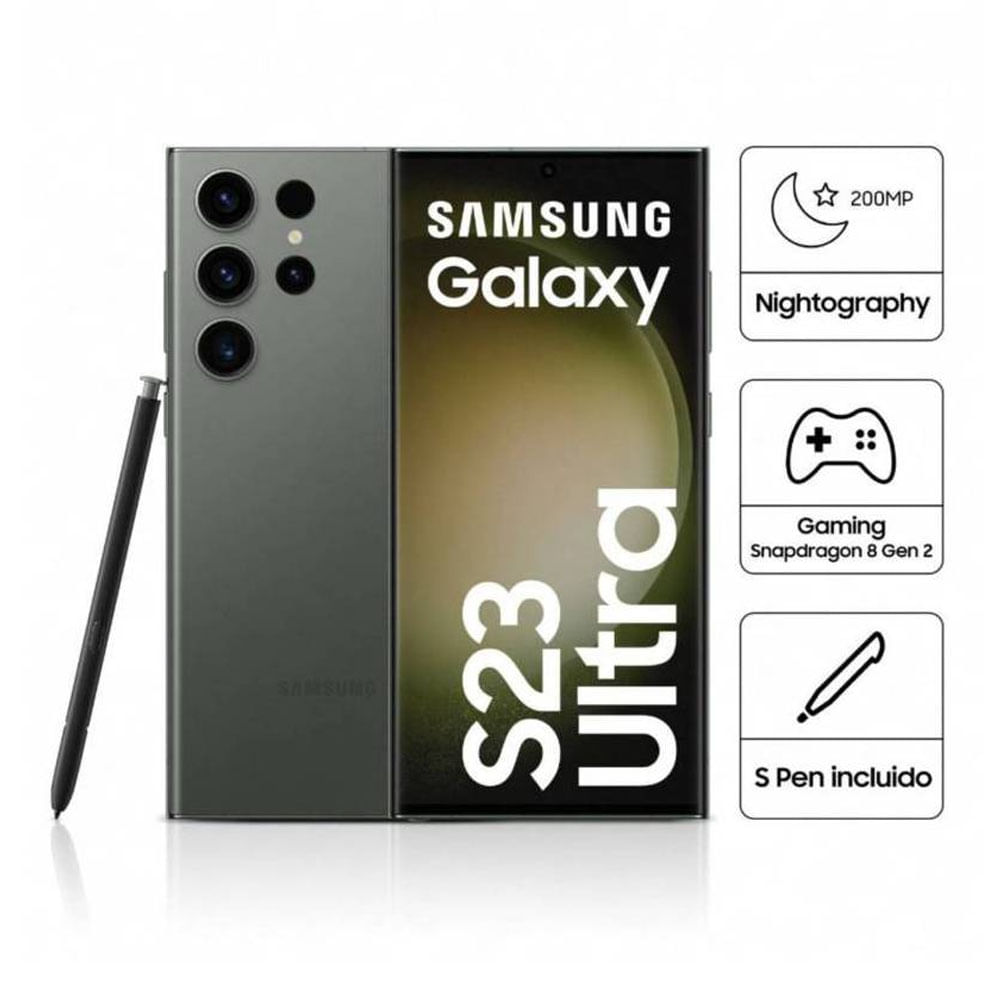 Samsung Galaxy S23 Ultra 5G 512GB negro al Mejor Precio