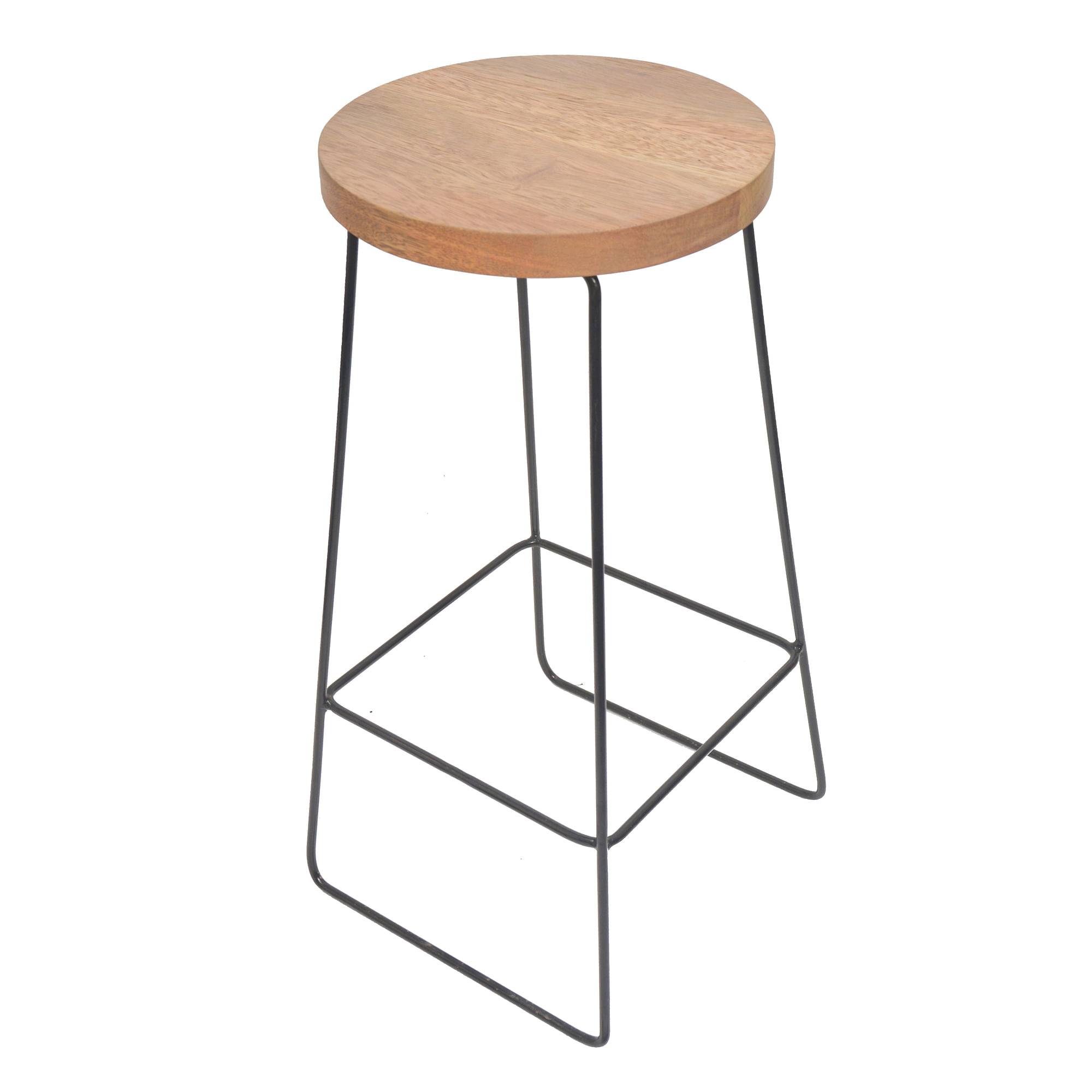 Banco METHOME de Metal Fijo Boho Negro