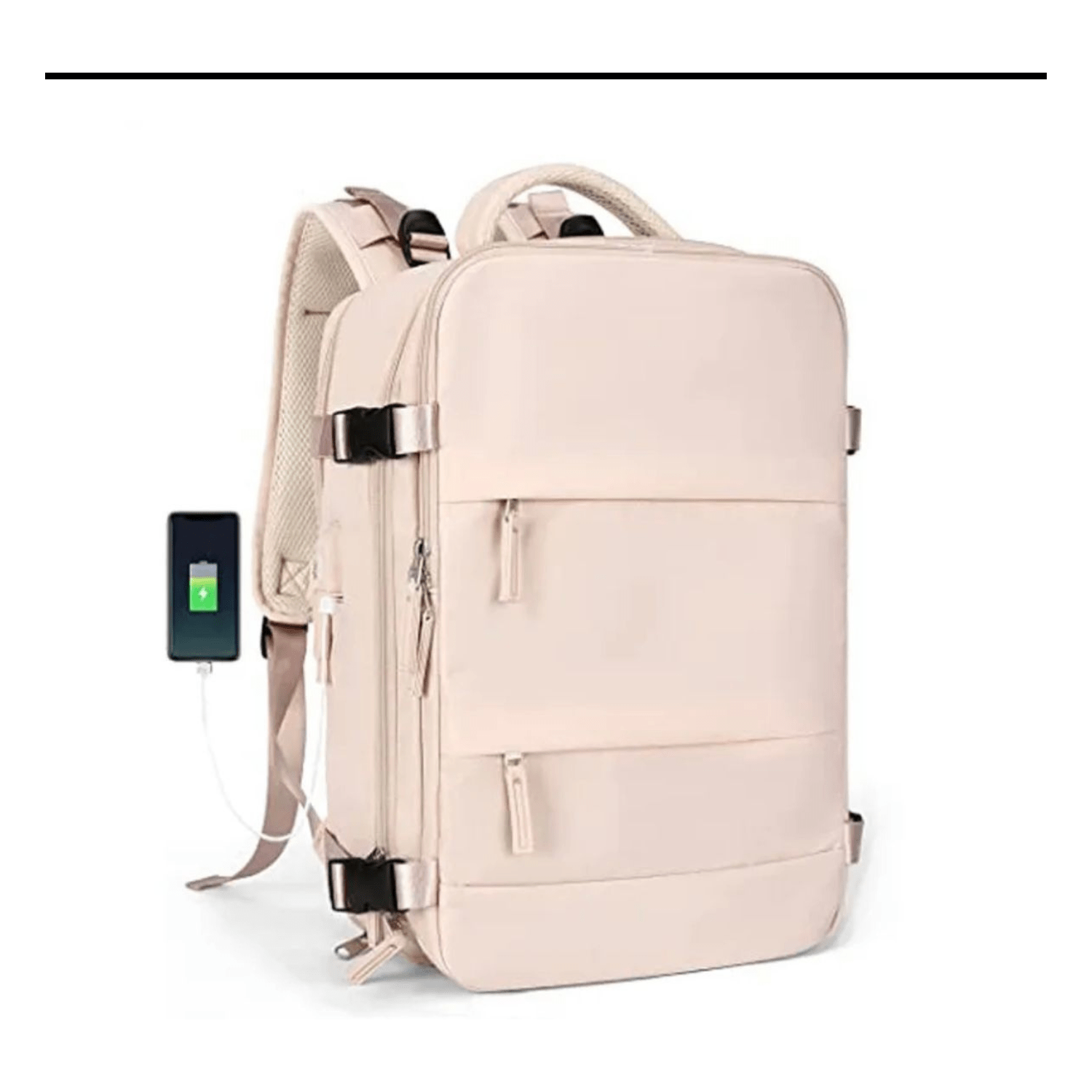 Mochila Viajera Organizate Home Color Crema