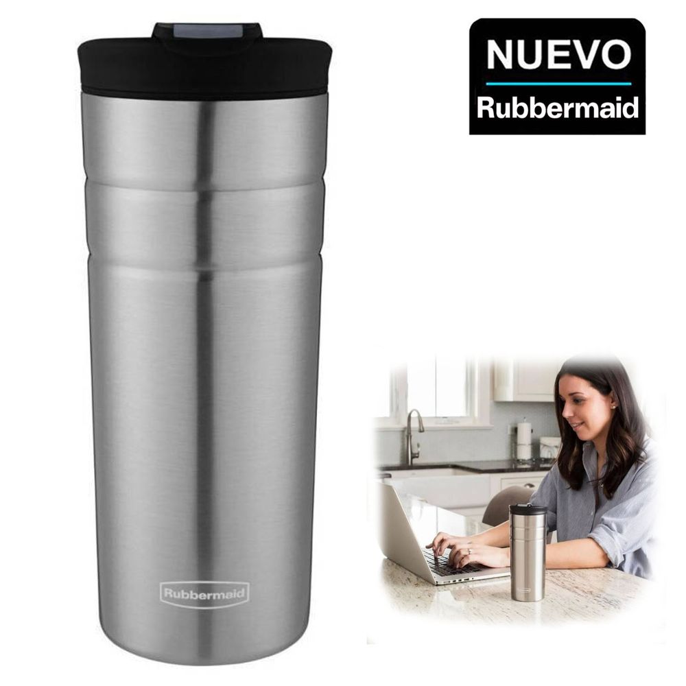 Vaso Flip Lid 473 ml Tapa Negro - Promart