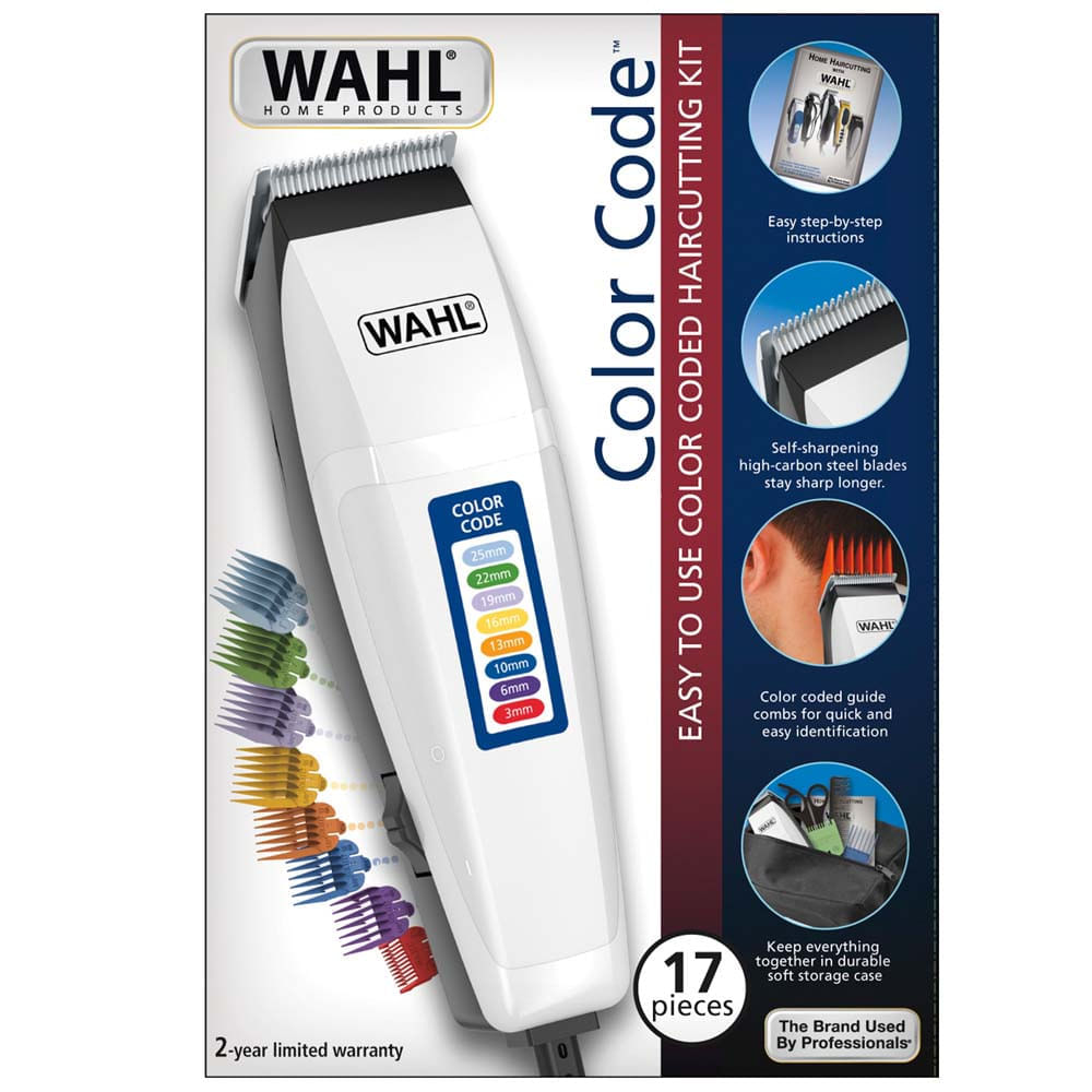 Set de Cortadora de Cabello WAHL Color Code Haircutting Kit Mod 09155 ...