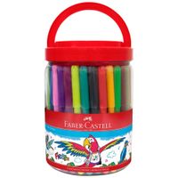 Marcadores FABER CASTELL Fiesta 45 Balde x100un