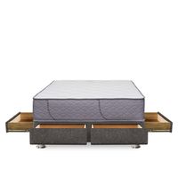 Cama Box Tarima 4 Cajones FORLI Capella 2 Plazas + 2 Almohadas + Protector