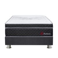 Cama Americana Forli Beauty Dream Platinium King + 2 Almohadas + 1 Protector