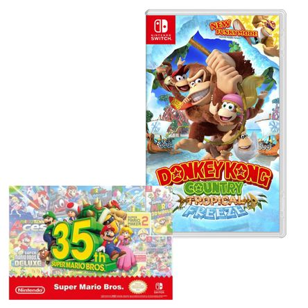 Donkey kong country tropical freeze nintendo switch + poster Nintendo